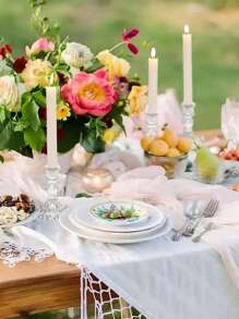 14 piezas de portavelas de vidrio pulidos - Portavelas para velas de té para el Día de San Valentín, boda, decoración del hogar y fiestas nocturnas