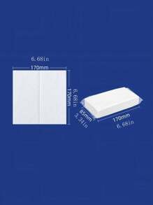 Pack large de 100 rouleaux de papier toilette 4/2, adapté à une utilisation domestique, hôtel, salon de mahjong, restaurant, maison d'hôtes. Emballage transparent.