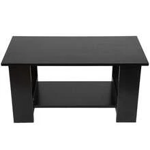Multi Function Coffee Table Living Room Furniture Modern Design Livingroom Decor (Black) - Black - View 5