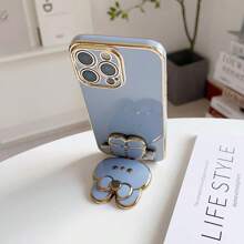 Cute Rabbit Cartoon Phone Case, With Lanyard And Makeup Mirror Stand, Compatible With IPhone 6/7/8/X/XS/XR/11/12/13/14/15/16, Galaxy S22/23/24/S25, A04/05/06/A14/A15/A16/A24/A25/A34, Compatible With Redmi Note 7/8/9/10/11/12/13, Compatible With Redmi 9/10/12/13C, Compatible With OPPO, Compatible With MOTO, Compatible With Honor, Compatible With HW, Compatible With Realme, Compatible With Reno 7 - Shock-Proof TPU Outer Shell (6.6ft Drop), With Stand Function.