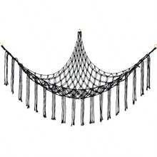 Rede para armazenamento de bichos de pelúcia ou canto de rede - Rede grande para brinquedos de pelúcia, decoração de quarto - Suporte organizador para bichos de pelúcia fofos - Rede para armazenamento de bonecas, decoração de parede para quarto, rede grande de canto de malha, suporte de armazenamento suspenso, sala de estar familiar, decoração de quarto, decoração de presente fofa e interessante
