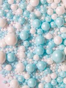 3oz/85g Pearl Sugar Sprinkles, For Cake Decoration, DIY Cake Decorating, Mixed With Metallic Sugar Sprinkles, Suitable For Cakes, Candies, Cupcakes, Macarons, Ice Cream And Various Decorations, Also Applicable For Weddings, Valentine's Day, Halloween, Christmas And Other Occasions, For Decoration Only, Not Edible - Multicolor - View 7