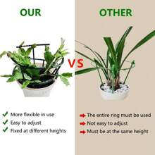 4/12/24/40 petits supports de plantes, arcs en demi-rond en plastique, supports de plantes vertes de fleur grasse convenant pour les plantes en pot, supports de fleurs et de tomates de jardin