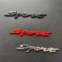 1pc Metal Car Badge "SPORT" Sticker, Applicable For Car Rear Trunk, Side Body Decoration Accessories - Multicolor - View 9