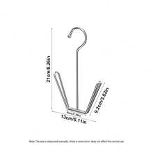 1/2 pièces en acier inoxydable robuste et durable, crochets, support minimaliste pour chaussures et vêtements, support de séchage pour vêtements de balcon, support de séchage multifonctionnel, support à chaussures pour fenêtre de balcon, support à chaussures, adapté pour dortoir étudiant, anniversaire, Noël, Halloween, cadeau de Thanksgiving, fournitures de rentrée scolaire, pour une utilisation intérieure et extérieure à la maison