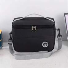 1 pezzo Nuova borsa termica con design senza mani e a prova di perdite, riutilizzabile, adatta per lavoro, campeggio, viaggi, con opzioni multiple per il trasporto, senza contatto con gli alimenti, per il ritorno a scuola, borsa da trasporto da esterno