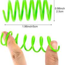 Pet Toys - 2.5cm Colorful Plastic Spring Cat Toys, Interactive Pet Slouchy Cat Toys, Small Cat Jump Toys, Indoor Spring Toys, Multi-Color