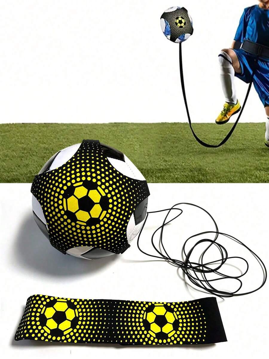 Football/Volleyball/Rugby Training Belt, Football/Volleyball/Rugby Trainer, Football Training Equipment/Auxiliary Tools, Adjustable Football Training Belt, Single Player Football Practice - Multicolor - View 1