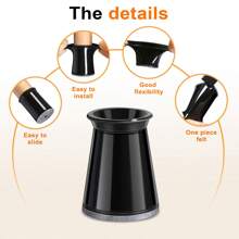 8/16/32pcs X-Small Silicone Chair Leg Covers/Furniture Sliders With Felt Pads - Noise Reducing Chair Legs Floor Protectors For Hardwood Floors,Effectively Protect The Floor And Table Legs(4 Colors Available)