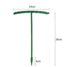 4/12/24/40 petits supports de plantes, arcs en demi-rond en plastique, supports de plantes vertes de fleur grasse convenant pour les plantes en pot, supports de fleurs et de tomates de jardin