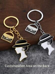 Personalisierte Schlüsselanhänger für Frauentaschen, mit individuell anpassbarem Text und Zitaten. Kreative Geschenke für Feste und Gedenkanlässe. Taschenpendants und Auto-Schlüsselanhänger. Die perfekten Geschenke für Verwandte, Freunde und Mütter.