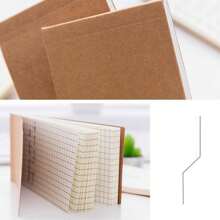 1 pezzo/ (1+4) Set Diario creativo con parole a curva di memoria, strumento di apprendimento vocaboli per studenti con panello parole, taccuino piccolo portatile, doppia copertina, carta spessa senza sbavature, blocco notes tascabile, planner, diario
