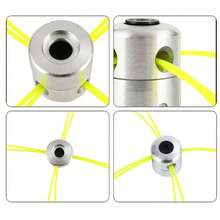 1 套通用铝制割草机，配备 4 条尼龙修剪线 - 重型割草机，适用于专业园林绿化和庭院维护 - 彩色 - 查看 8