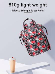 1pc New Diy Wool Crochet Hook Knitting Tool Storage Bag, Living Supplies Miscellaneous Storage, Women Men's Backpack Outdoor Travel Oversized Capacity Portable Shoulder Bag, Suitable For Long And Short Distance Travel Use, A Large Number Of Items To Carry, Holiday Gifts