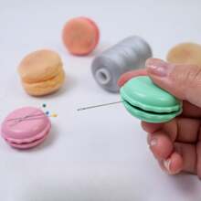 Needle Extractor & Sharpener,Sewing Combination Set Colorful Macaron Style - Wipe Needle Fabric Embroidery DIY Sewing Tool Bead Needle Magnet Box Perfect For DIY Sewing, Embroidery, With Handy Magnetic Storage Function
