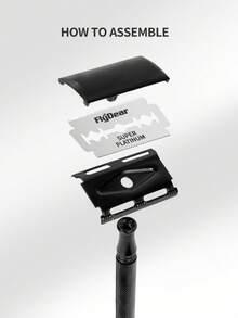 100/50/40/20/10 Lưỡi dao kép bằng thép không gỉ | Dao cạo râu cho nam và nữ | Dụng cụ cắt tóc và chải chuốt được chế tạo chính xác - Bạc - Xem 7