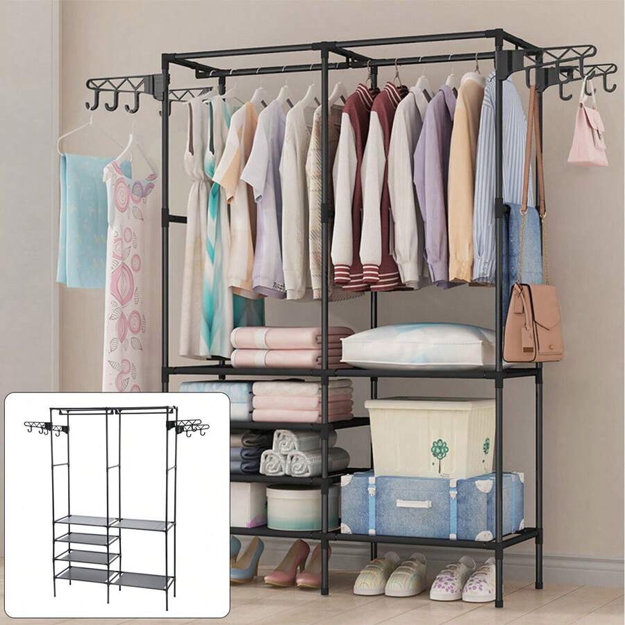 OYAJIA Clothes Drying Racks - Black - View 1