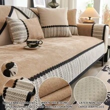 Four Seasons Universal Chenille Non-Slip Sofa Cushion Light Luxury Thick Seat Cushion Cover Blanket Warm Cover Towel Backrest Towel Armrest Towel Pet Pad Bedroom Office Sofa Protective Cushion Cover Decorative Pad Can Also Be Used For Bedside Pad Living Room Pad Baby Crawling Mat 1/2/3/4 Seat Sofa Cushion 1 Piece Gifts Birthday Graduation Sofa Cover Couch Cover Sofa Covers Room Decor Living Room Decor