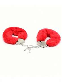 Multi-Colored Women's And Men's Costume Props Fake Handcuffs And Keys, Suitable For Halloween Party Pranks, Cosplay Character Props