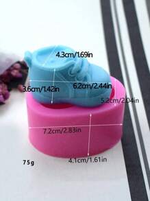 1pc Silicone Shoe Shaped Mold, Daily Casual DIY Prop