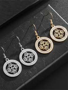 2 Stück neue Mode Irisch Keltischer Hexenknoten Ohrringe für Frauen, Hypoallergen, Lässig Charm Schmuck - Hexenknoten Ohrringe - Übersicht 6