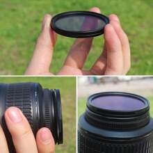 67mm Camera Lens Polarizing Filter Gradient Color Phone Filter Phone Lens Filter Clip Compatible With Iphone Android Phone For Summer Vacation, Travel, Creative Photography Phone Accessories