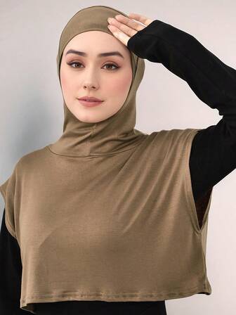 女士莫代尔连帽束腰上衣 – 多功能围巾领套头衫（时尚罩衫）