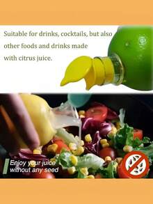 1PC Manual Lemon Squeezer - Handheld Citrus Press Juicer For Lemon, Lime, Orange - Easy Squeeze Kitchen Tool