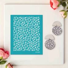 Clay Silk Screen Printing Stencils, Small Flower/Branch/Leaf Pattern, Polymer Screen For Handmade Crafts, Earring Making, Scrapbooking & Stamping - Multicolor - View 21