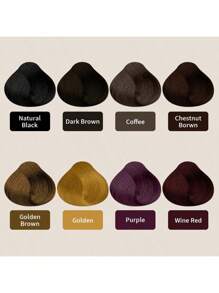 Herbal Hair Dye, Herbal Semi-Permanent Hair Dye, Unisex Instant Hair Dye, Plant Extracts, Nourishing Hair, Long-Lasting Color, Dyeing Fashionable Hair Color