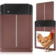 Home Automatic Light Sensing, Chicken Coop Door Small Chicken Coop, Pet Door, Automatic Light Sensing Chicken Coop Door, Chicken Coop Dragon Animal Door Livestock