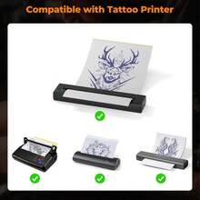Tattoo Transfer Paper Sheets, A4 Size Stencil Paper, 4-Layer Transfer Stencils, Kit Supplies, Compatible With ITP05/M08F/P90/MHT-P8009 Printer - Multicolor - View 4