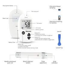 Sinocare Accu Blood Glucose Monitor Fullset In Mmol/L With 50 Test Strips - KIT With 50 Strips - View 4