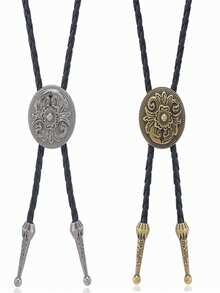1 Set de decoración de cuello polo unisex, adecuado para combinar con camisas diarias, edición especial para Halloween - Multicolor - Ver 1