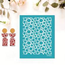 Clay Silk Screen Printing Stencils, Small Flower/Branch/Leaf Pattern, Polymer Screen For Handmade Crafts, Earring Making, Scrapbooking & Stamping - Multicolor - View 23