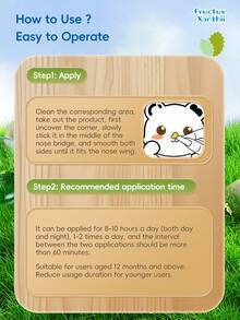 Cofoe Nose Area Comfort Stickers, 10 Patches/Box Nasal Breathing Pads, Gentle Long-Lasting Nasal Soothing Patches For Night Sleep, Daily Nasal Comfort & Leisure Personal Care - 10 cái - Xem 7