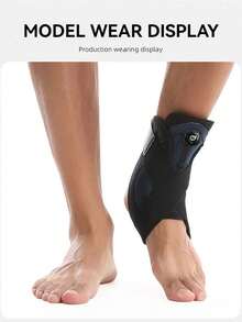 1pc Open-Style Sports Fitness Basketball Yoga Elastic Adjustable Ankle Sleeve - Multicolor - View 10