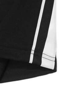 Yemwry Pantalones rectos casuales y holgados de hombre con cintura con cordón y raya lateral