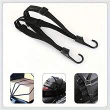 2-7 peças/Universal Correia de Bagagem para Motocicleta de 60cm, Corda Elástica Retrátil de Alta Resistência com Fivela Protetora para Capacete e Equipamentos de Moto