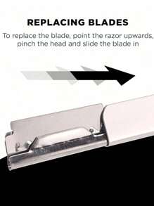 1 Black Scraper+10 Blades;Unisex Folding Travel Straight Edge Razor Set With Ultra-Thin Stainless Steel Double-Sided Blades, Suitable For Home And Salon Beauty Use