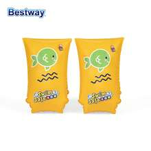 Bestway 32110 1 Pair Of Armbands Float Sleeve Swimming Armband, Swimming Armband Inflatable Ring, Reel Strap, Float Reel Strap Float For Beach, Lake, Swimming Pool, Holiday, Outdoor Goods - Yellow - View 8