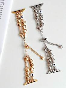 1 Peça Pulseira de Relógio para Mulheres, Pulseira de Moda de Metal Compatível com Ultra/SE/Séries 8/7/6/5/4/3/2/1, 45/49/38/40/41/42/44mm