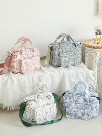 1 pièce Sac à main spacieux de maman avec plusieurs compartiments, pratique et à la mode pour la mère et l'enfant