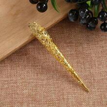 1pc Vintage Hollow Finger Chain, Gold Tassel Knuckle Hand Chain, Gothic Style Finger Chain, Luxury Creative Gothic Hand Decor, Niche Versatile Hand Accessory, Personalized Fashion, Exotic Style, Suitable For Performance Hand Decor And Daily Photo Shoot,Party Costume - Multicolor - View 13