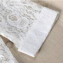 Sheer White Blazer Jacket For Women, Thin Style, Casual Office Wear, 3/4 Sleeve, Petite