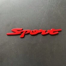 1pc Metal Car Badge "SPORT" Sticker, Applicable For Car Rear Trunk, Side Body Decoration Accessories - Multicolor - View 10