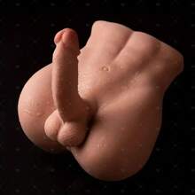 7.5 Pound Realistic Torso Male Sex Doll With Flexible Dildo, Realistic Sex, Huge Rooster 7 Inches, Male Sex Doll, Suitable For Female Masturbation, Neutral Masturbator Sex Toy For Gay And Lesbian Partners (Clothing Not Included)