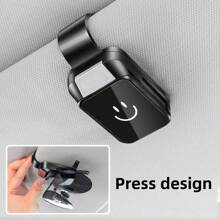 Car Glasses Holder Clip - Durable ABS Resin, Easy Installation For All Vehicle Models, Keeps Fashion Glasses Secure & Visible On Sun Visor, Fashion Glass Holder For Car