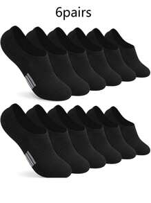 6 Pairs Women Mixed Color Low Cut Athletic Socks, Suitable For Sports, Cycling, Fitness And Casual Wear, Riding Socks | Subtle Fashion | Elastic Fiber Comfort, Cute Socks