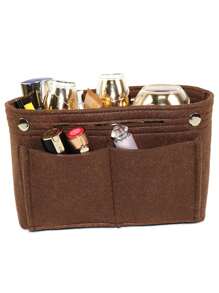 Multi-Compartment Organizer Bag With Multiple Pockets, Large Capacity Storage Pouch For Mobile Phone, Wallet, Keys, Etc. Suitable For Tote Bags, Desk Storage